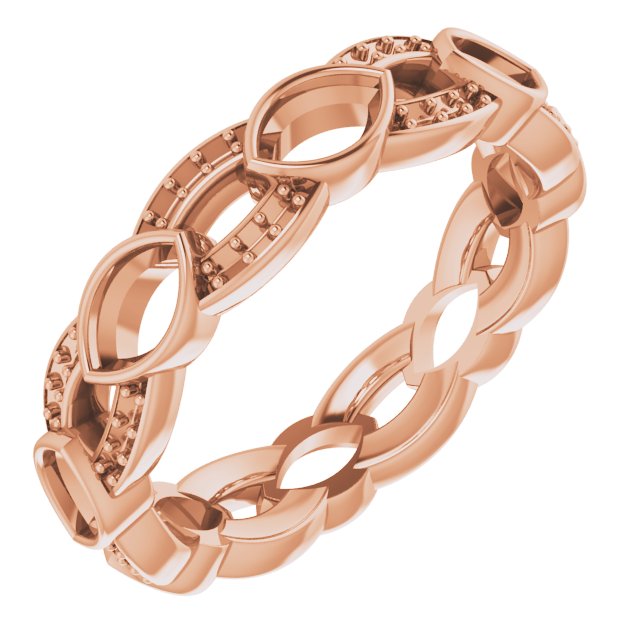 Infinity-Inspired Eternity Band