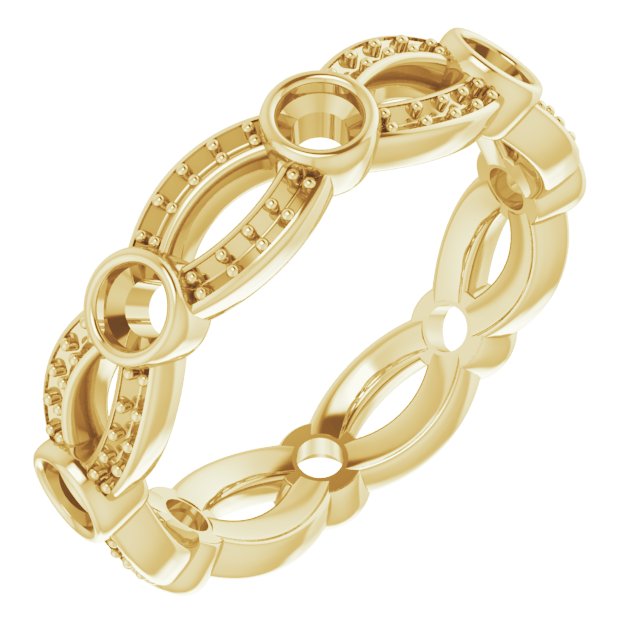Infinity-Inspired Eternity Band