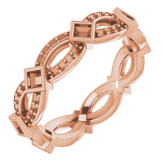 Infinity-Inspired Eternity Band