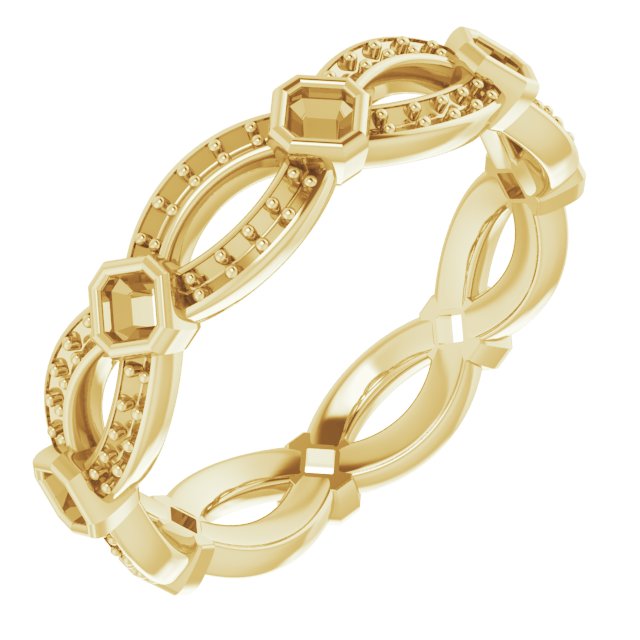 Infinity-Inspired Eternity Band