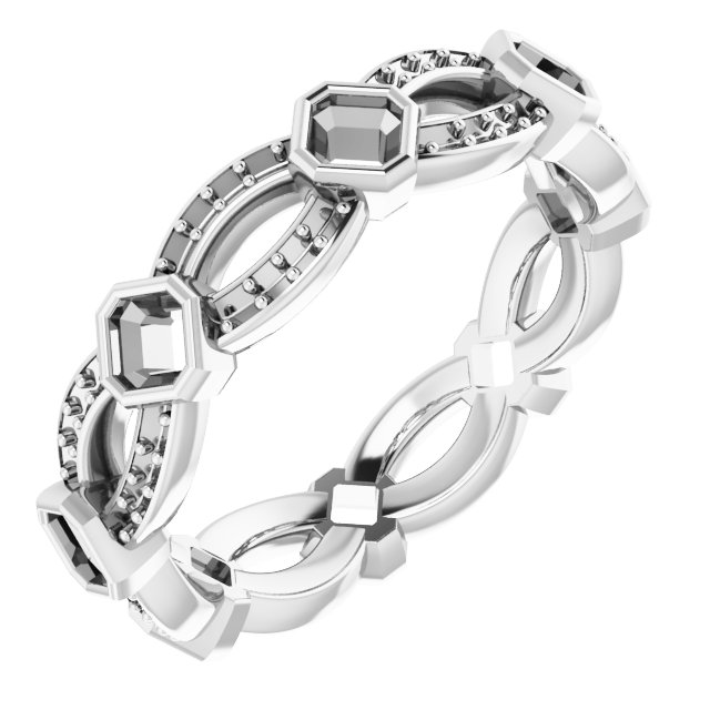 Infinity-Inspired Eternity Band