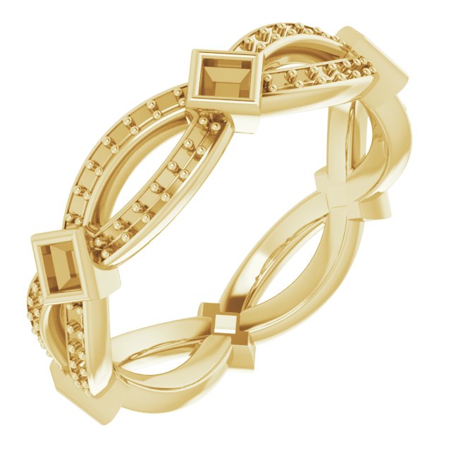 Infinity-Inspired Eternity Band
