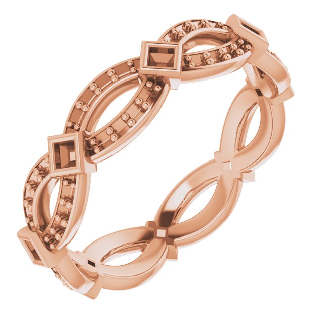 Infinity-Inspired Eternity Band