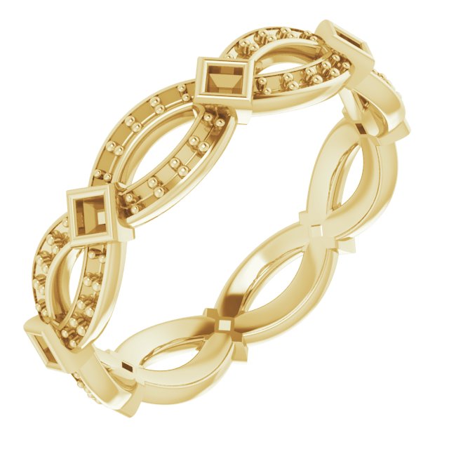 Infinity-Inspired Eternity Band