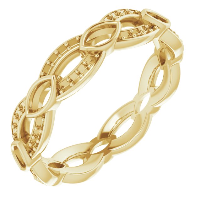 Infinity-Inspired Eternity Band