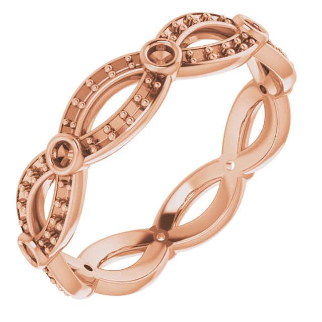 Infinity-Inspired Eternity Band