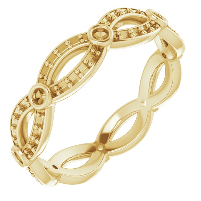 Infinity-Inspired Eternity Band