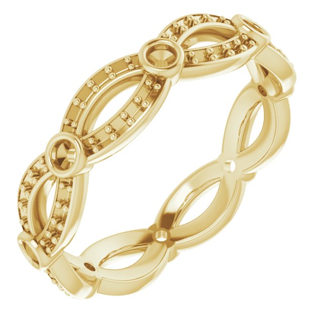 Infinity-Inspired Eternity Band