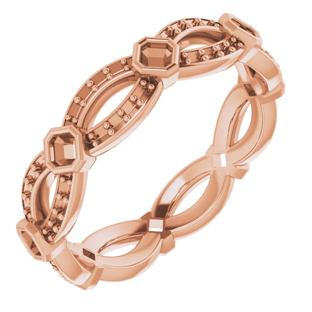Infinity-Inspired Eternity Band