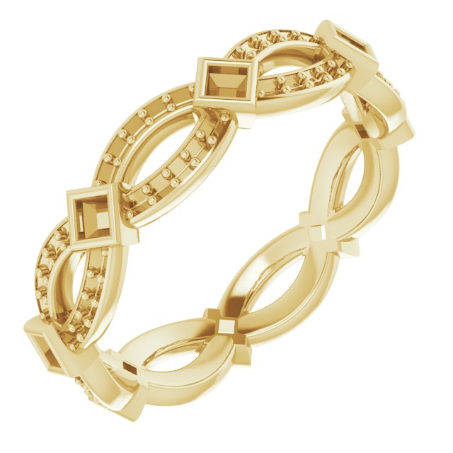 Infinity-Inspired Eternity Band