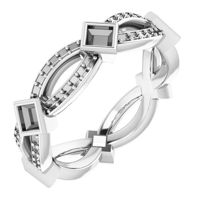 Infinity-Inspired Eternity Band