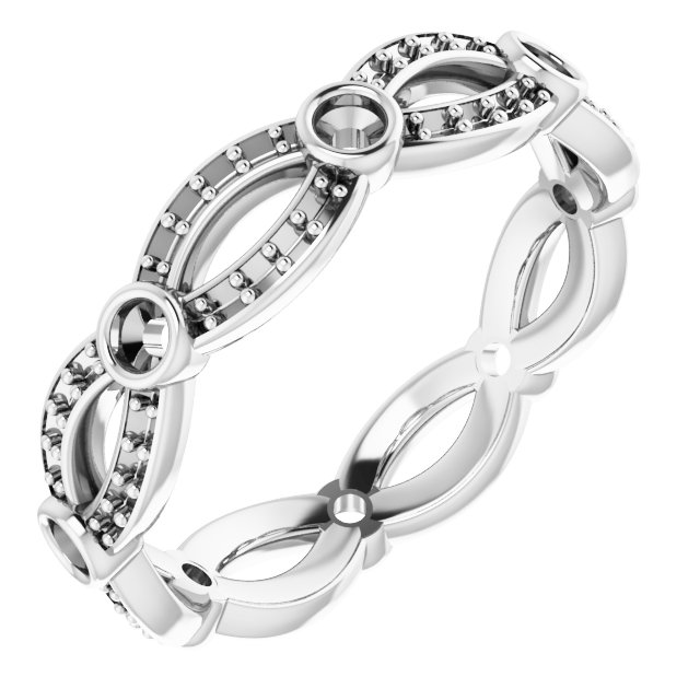 Infinity-Inspired Eternity Band