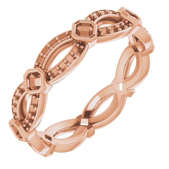Infinity-Inspired Eternity Band