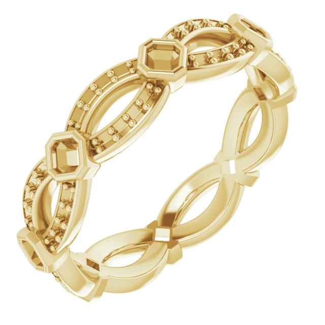 Infinity-Inspired Eternity Band