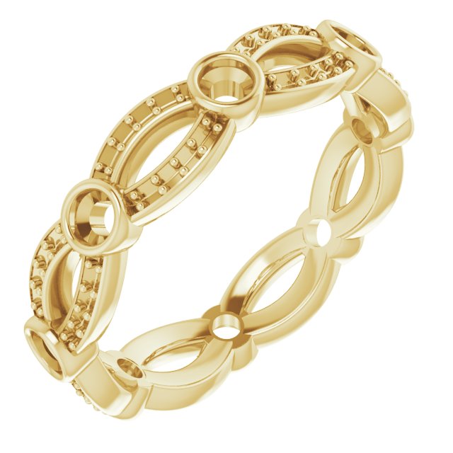 Infinity-Inspired Eternity Band