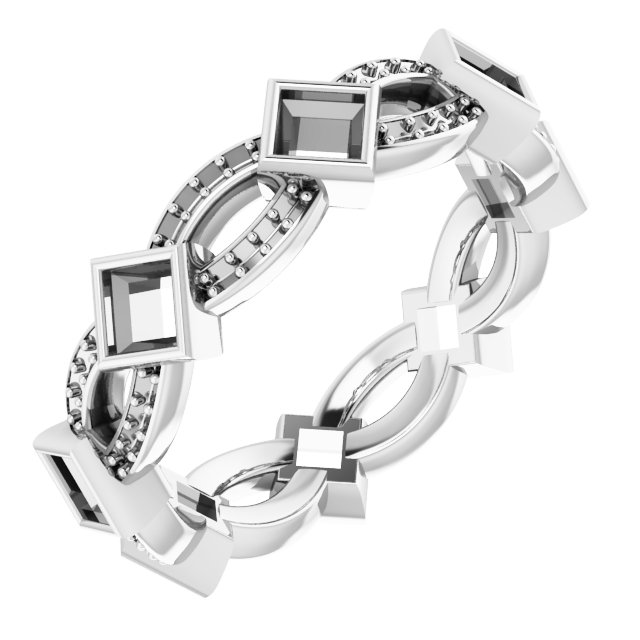 Infinity-Inspired Eternity Band