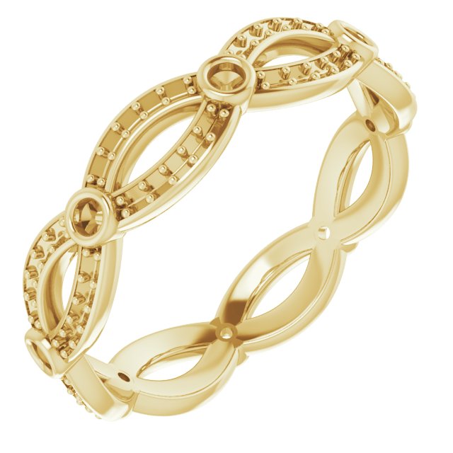 Infinity-Inspired Eternity Band