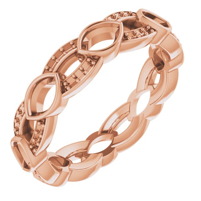 Infinity-Inspired Eternity Band