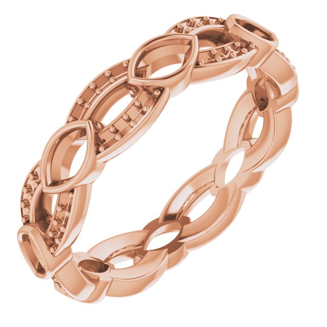 Infinity-Inspired Eternity Band