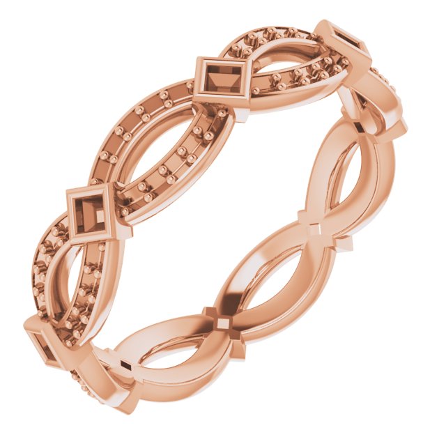 Infinity-Inspired Eternity Band