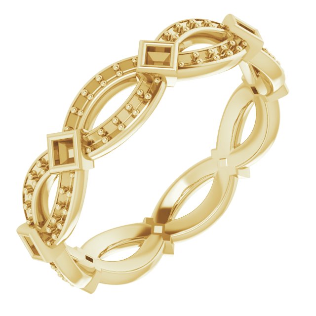 Infinity-Inspired Eternity Band