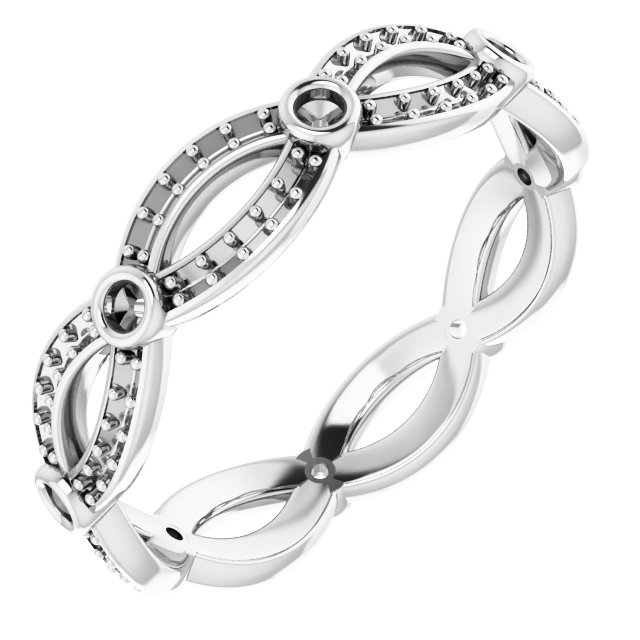 Infinity-Inspired Eternity Band