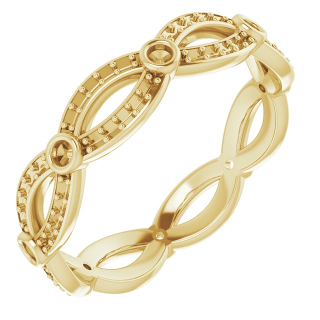 Infinity-Inspired Eternity Band