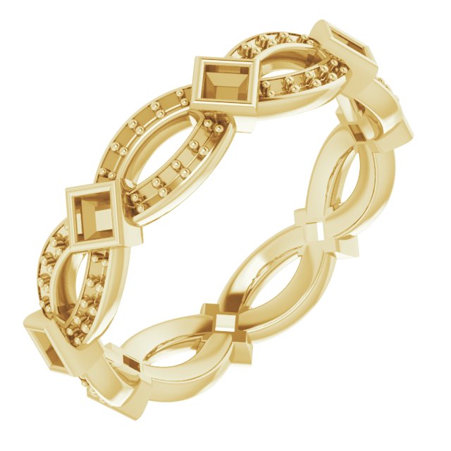 Infinity-Inspired Eternity Band