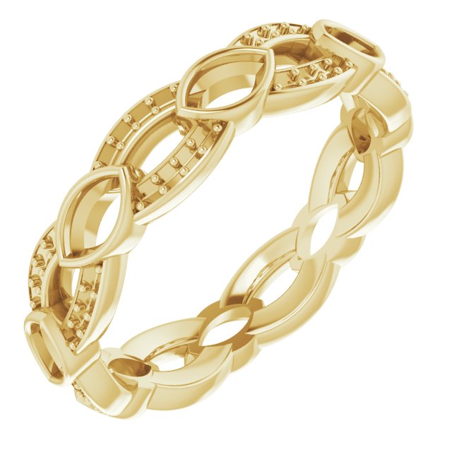 Infinity-Inspired Eternity Band