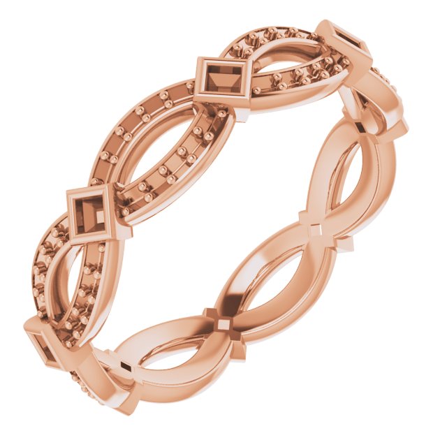 Infinity-Inspired Eternity Band