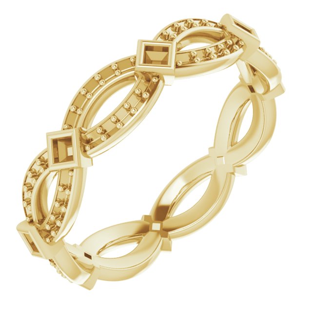 Infinity-Inspired Eternity Band