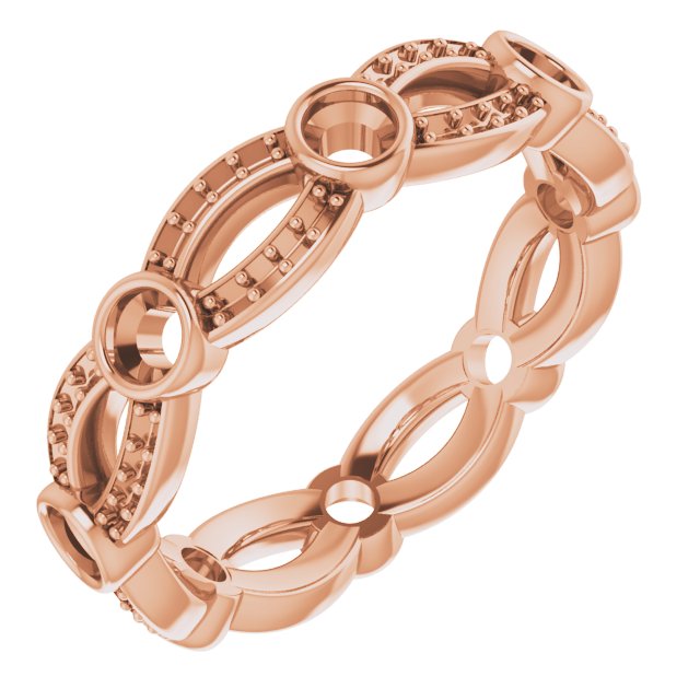 Infinity-Inspired Eternity Band
