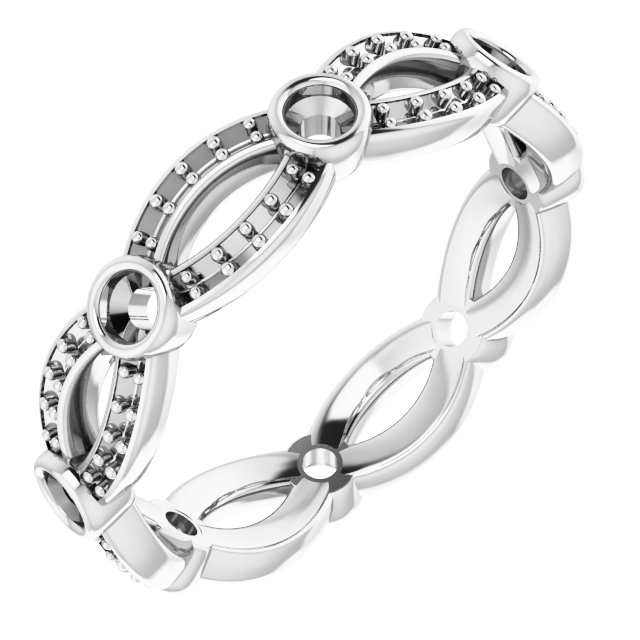 Infinity-Inspired Eternity Band