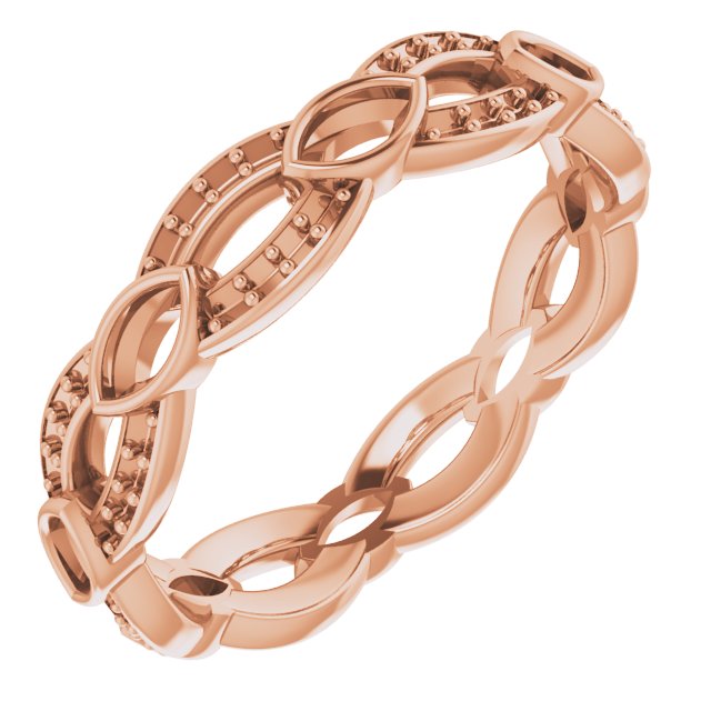 Infinity-Inspired Eternity Band