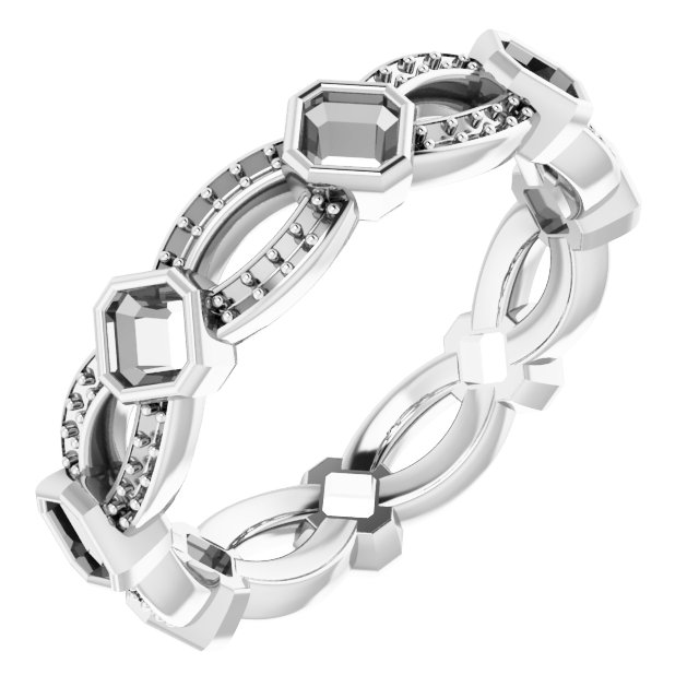 Infinity-Inspired Eternity Band