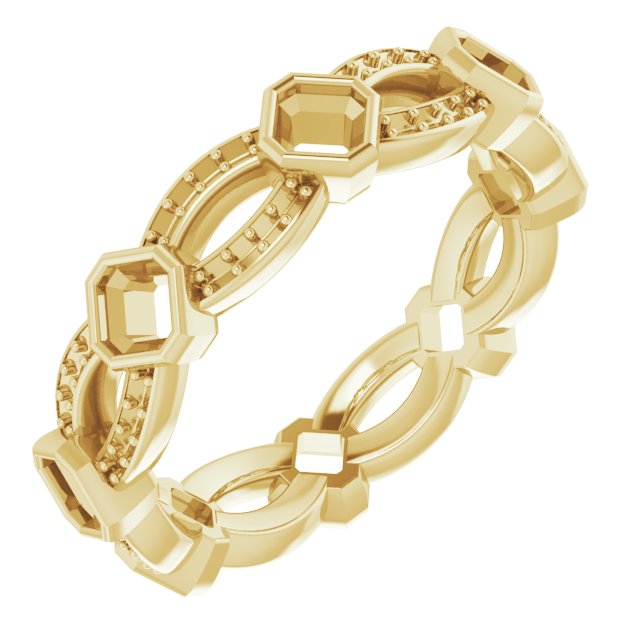 Infinity-Inspired Eternity Band
