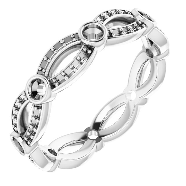 Infinity-Inspired Eternity Band