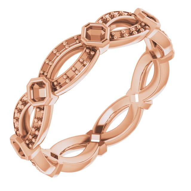 Infinity-Inspired Eternity Band