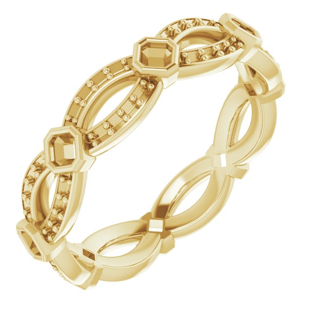 Infinity-Inspired Eternity Band