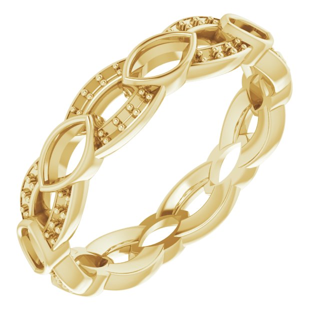 Infinity-Inspired Eternity Band