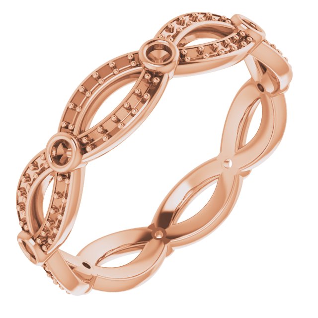 Infinity-Inspired Eternity Band