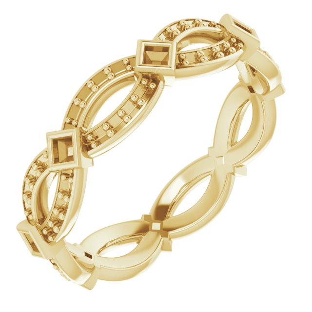 Infinity-Inspired Eternity Band