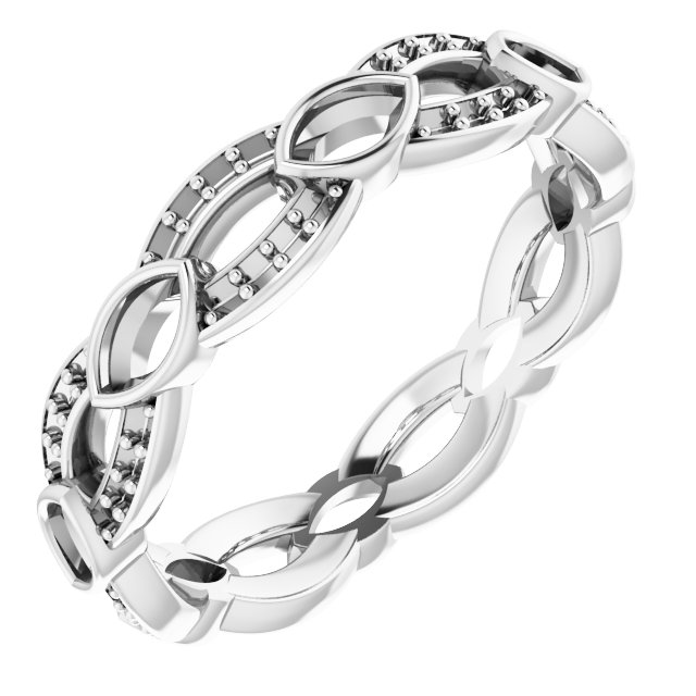 Infinity-Inspired Eternity Band