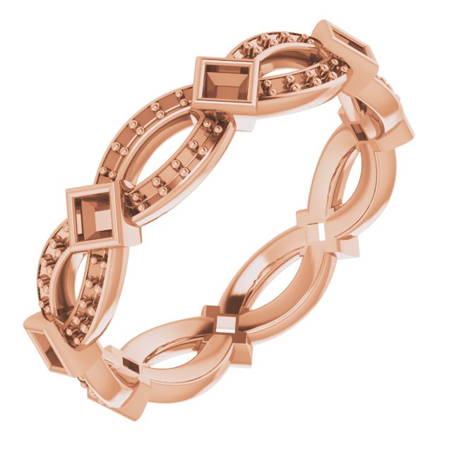 Infinity-Inspired Eternity Band