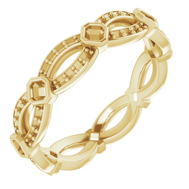 Infinity-Inspired Eternity Band