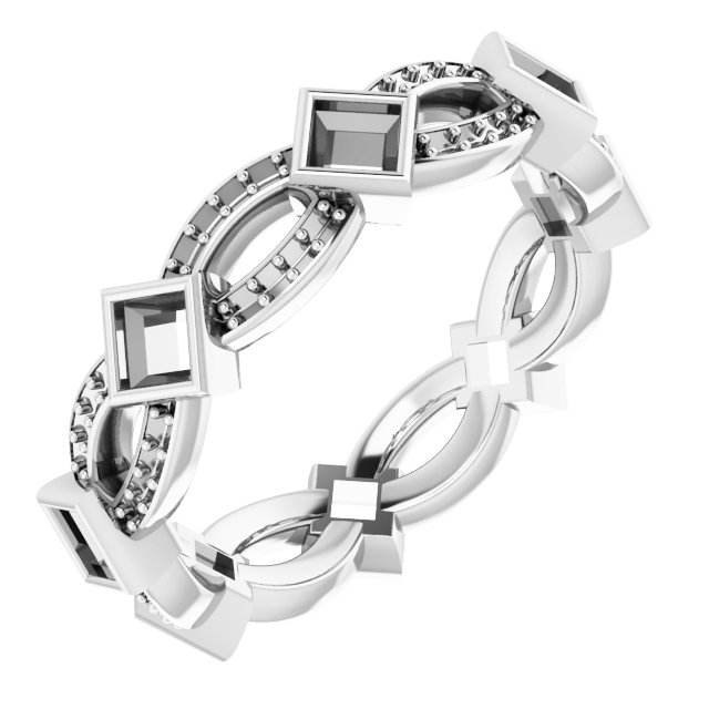 Infinity-Inspired Eternity Band