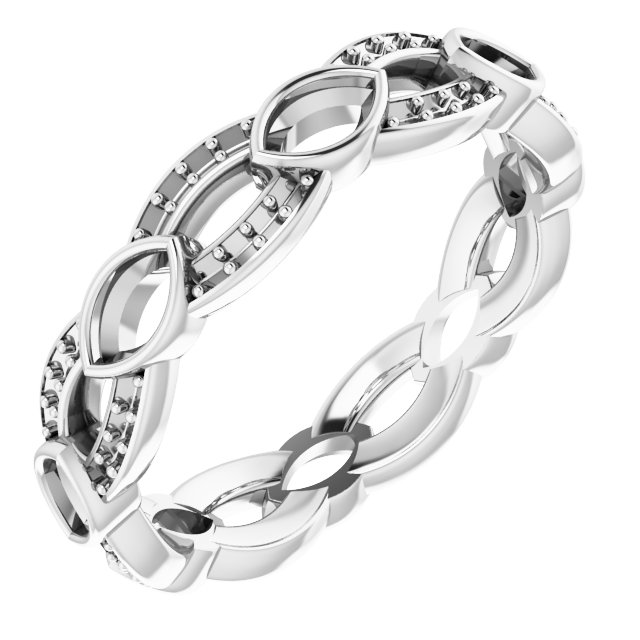 Infinity-Inspired Eternity Band
