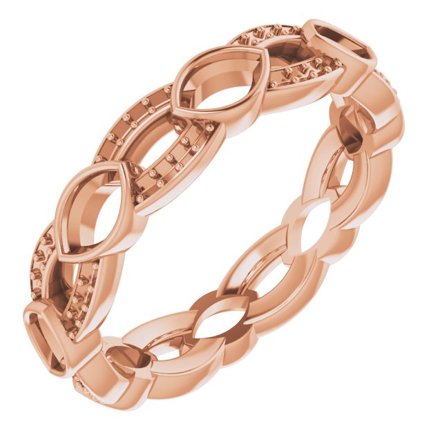 Infinity-Inspired Eternity Band