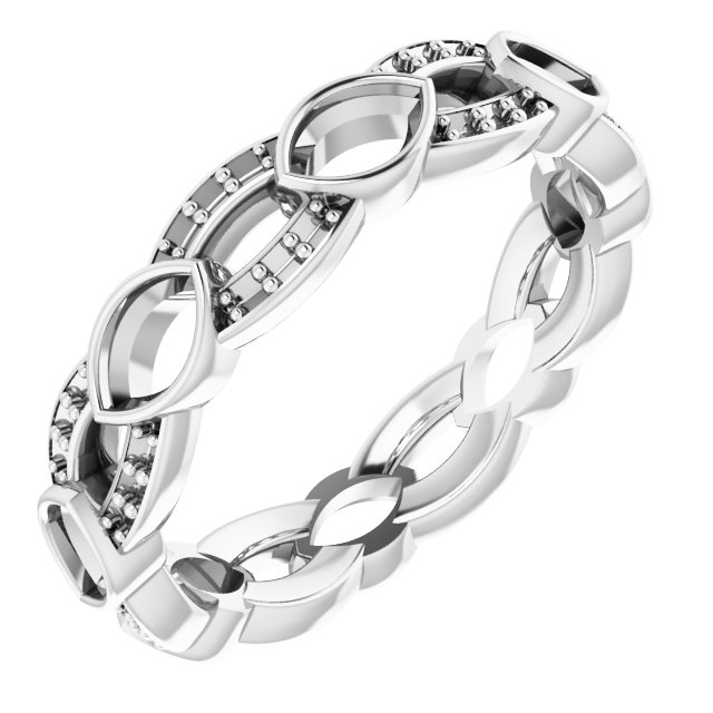 Infinity-Inspired Eternity Band