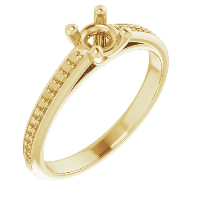 Accented Engagement Ring